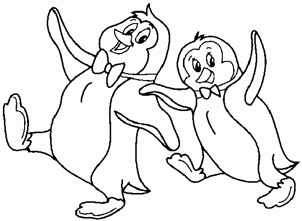 Dibujos infantiles de pingüinos